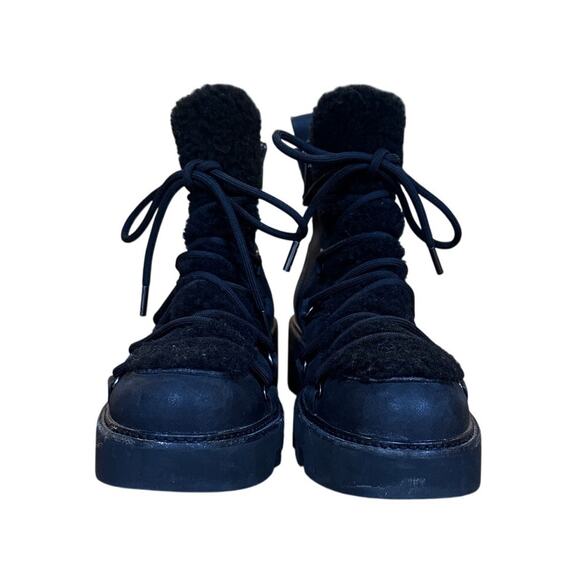 Kith x UGG Leather Shearling Combat Boots size 9 - Picture 4 of 8